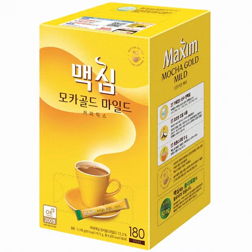 맥심 모카골드 식당 사무실 탕비실커피 다방커피믹스 1박스 180T x 6개