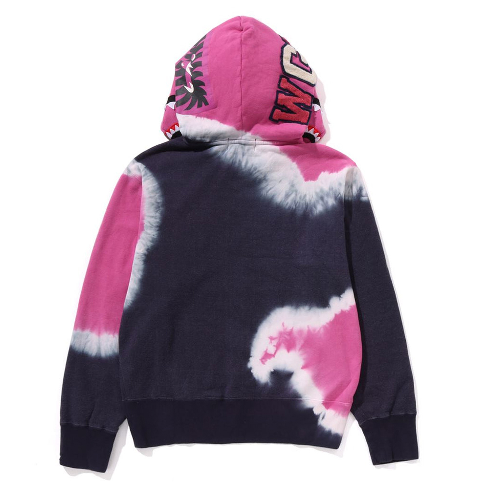베이프 우먼즈 후드집업 HAND DYE SHARK FULL ZIP HOODIE 1L30-215-008 - 상세 이미지 3