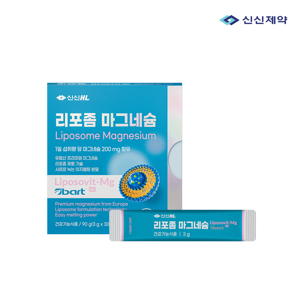 [신신제약] 리포좀 마그네슘 국내 최초 분말형 30포, 1개