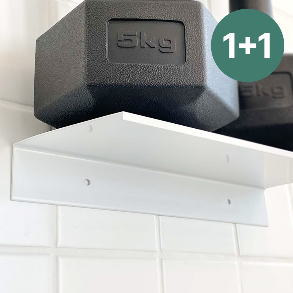 [1+1] 무타공 벽선반 다용도 팬트리 벽걸이 식탁 선반 30cm