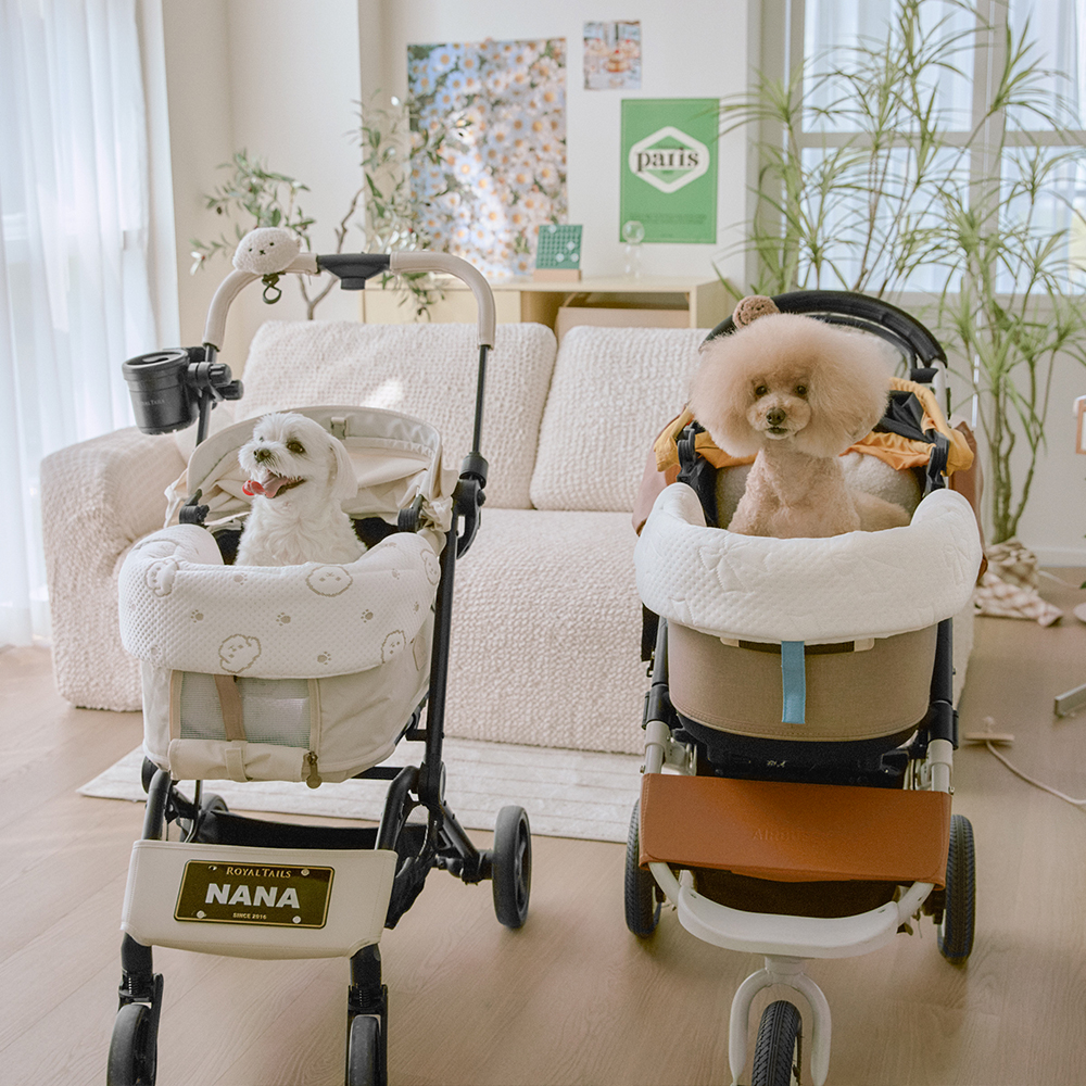 여름 강아지 유모차가드 쿠션 개모차 컴포티 턱받침 범퍼가드 히말라야 말랑 퍼피, One size