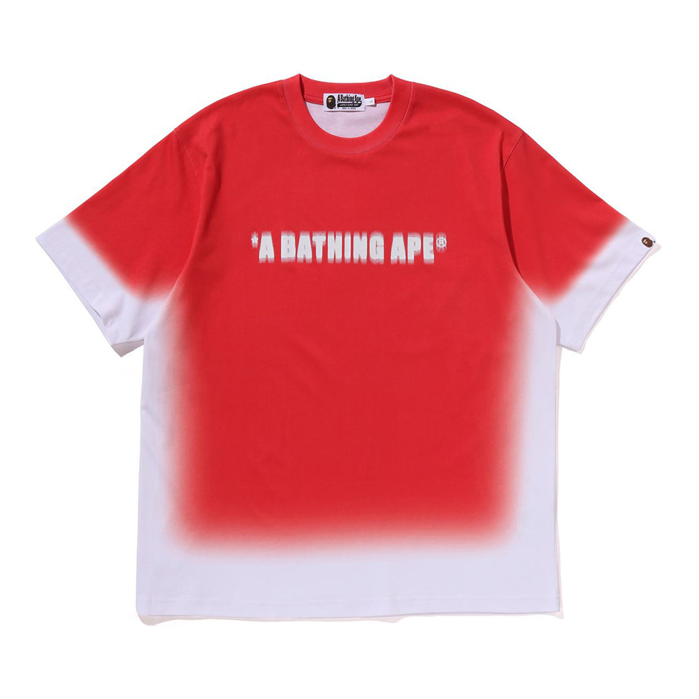 베이프 반팔티 SPRAY PRINT BATHING APE LOGO RELAXED FIT TEE 1L30-109-347 - 상세 이미지 3