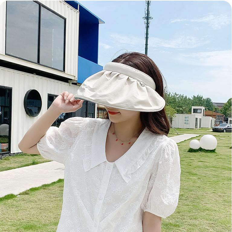 [햇빛컷] 로제티카 머리띠겸용 자외선차단 썬캡 여름모자 이미지 7