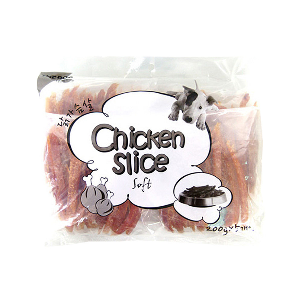 더독 소프트 치킨 슬라이스 1kg - 메인 이미지