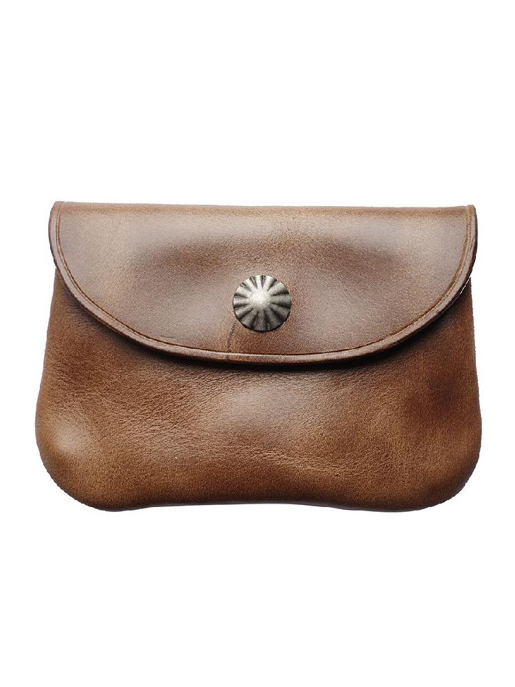 Horween 호윈 티코어 가죽 수제 미니 지갑 아메리칸 빈티지 스타일 Horweem cxl 기본 색상 - 상세 이미지 5