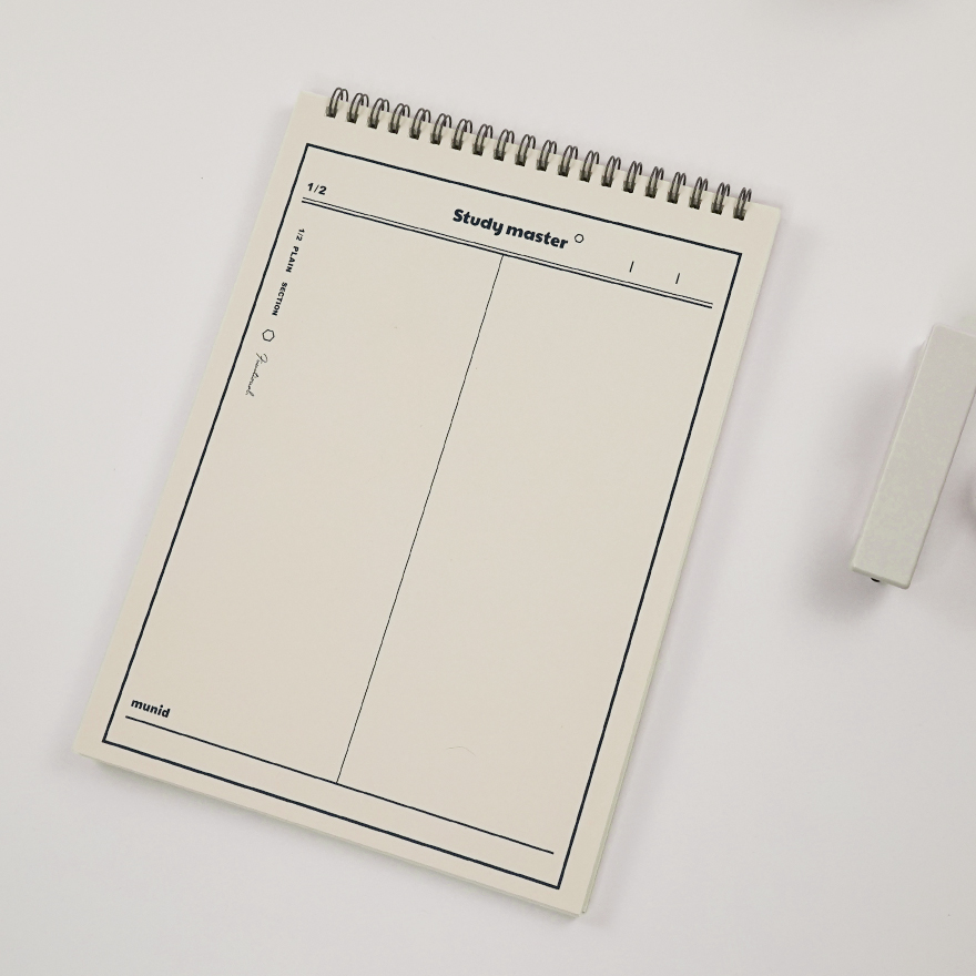 [SET] 뮤니드 스프링 상철 세로 2분할 노트 4권 세트 이미지 4