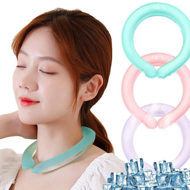 넥 쿨링 튜브 넥밴드 목 얼음 아이스링 얼음 쿨링넥 칠러 스카프 목수건 아이스팩 - 상세 이미지 2