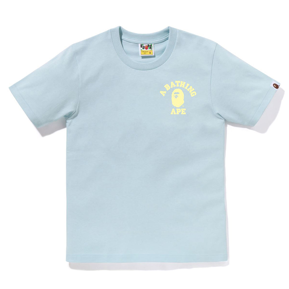 베이프 우먼즈 반팔티 COLLEGE ONE POINT TEE 1L30-210-060 - 상세 이미지 5