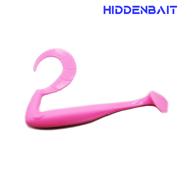 히든베이트 스카티 쉐드웜 배스낚시 배스웜 소프트베이트 H014 PINK, 10cm(4인치) - 메인 이미지