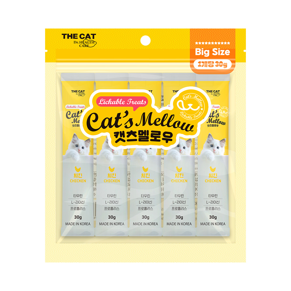 더캣 고양이 츄르 캣츠멜로우 치킨, 150g, 1개 - 메인 이미지