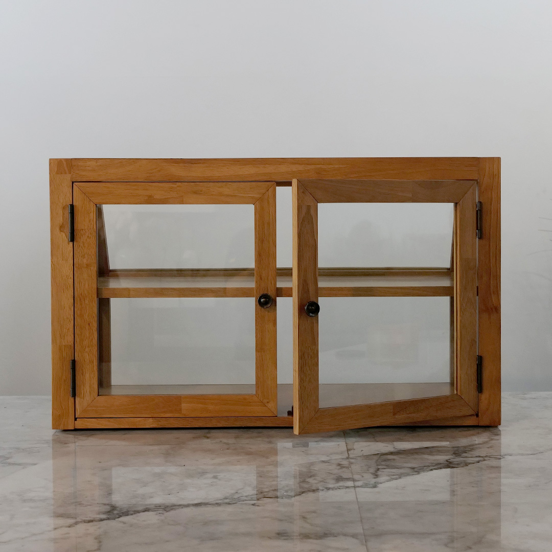 자야캠핑 오울루 베이커리 디저트 카페 1320 원목 수납장 쇼케이스 진열대 800