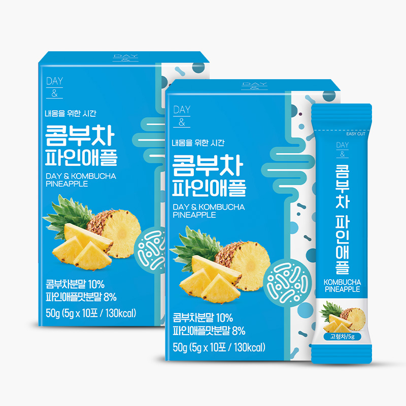 데이앤 콤부차 5g 파인애플, 10개입, 2개