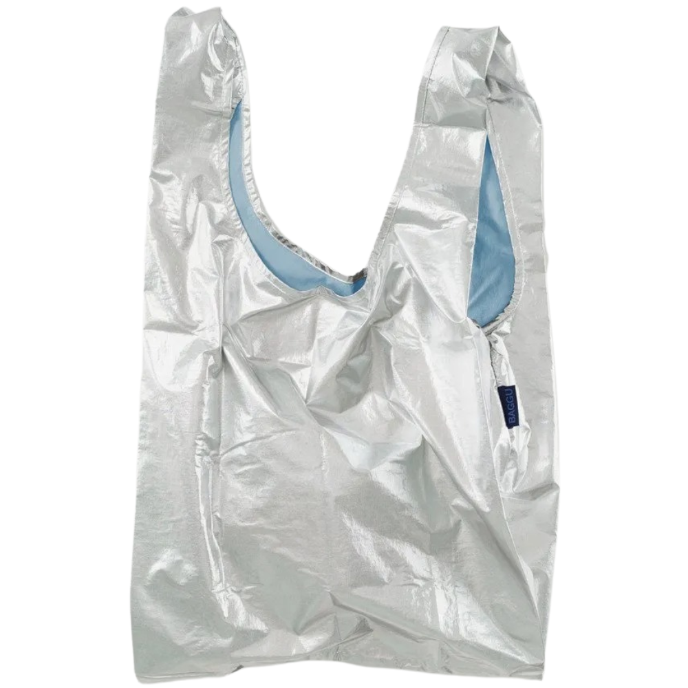 바쿠 숄더백 STANDARD BAGGU 메탈릭실버 4580676199117 - 메인 이미지