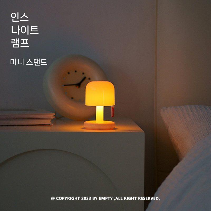 INS 나이트 램프 작은 책상 치유 따뜻한 가벼운 페인트 감지 ins 스타일 디자인 - 상세 이미지 5