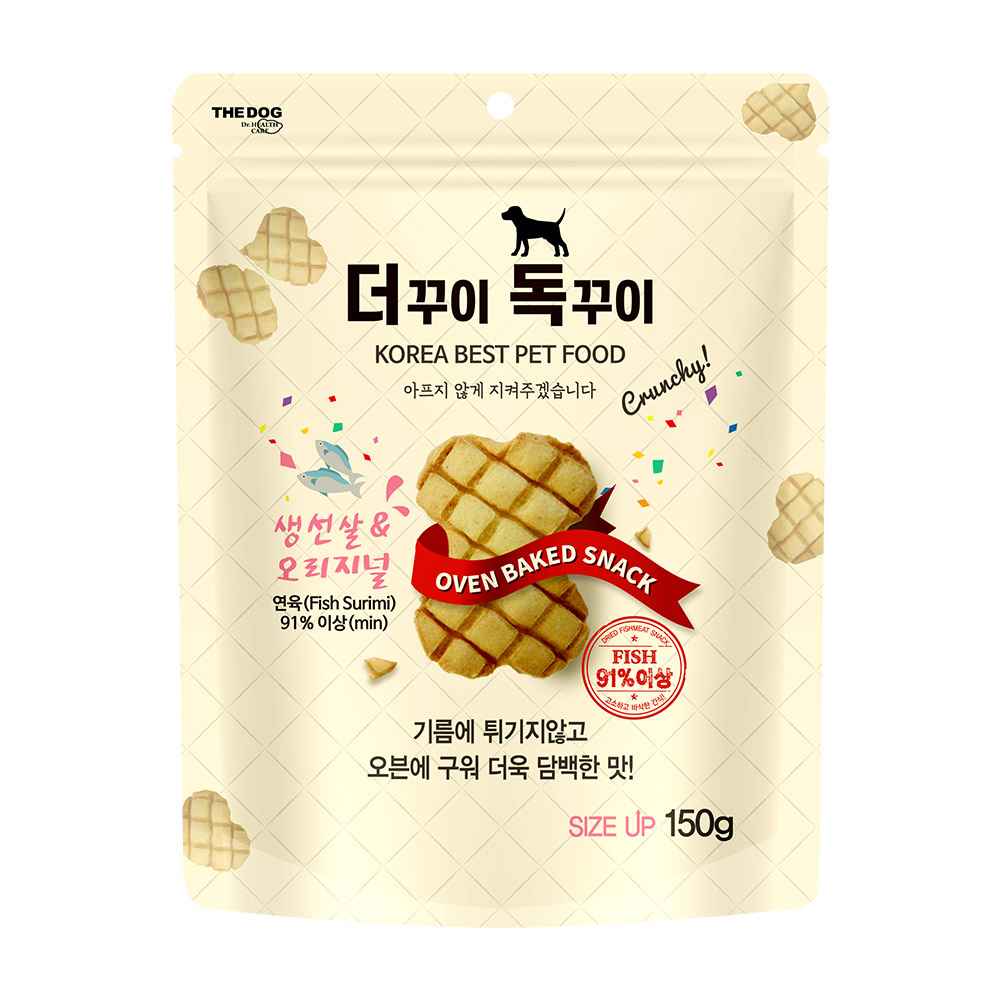 더독 더꾸이 독꾸이 오리지널, 150g, 1개 - 메인 이미지