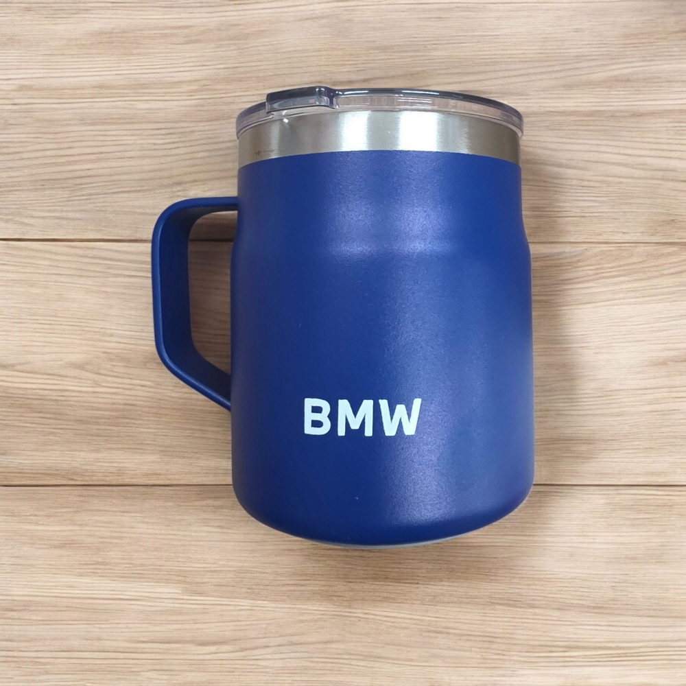BMW 순정 보온 보냉 텀블러 네이비 스테인리스 보온병 보온보냉 - 상세 이미지 3