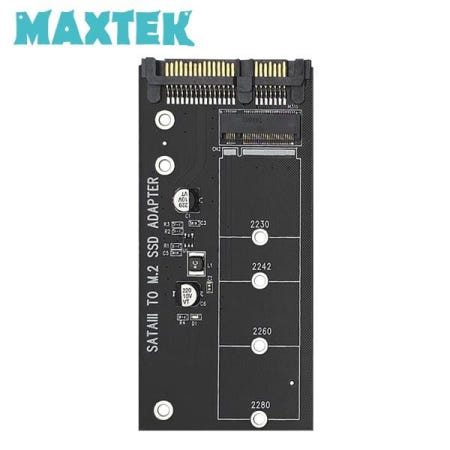 [맥스텍코리아]M.2 to SATA SSD 변환 컨버터 NGFF 2280/2260/2230 SSD Adapter 변환 아답터 맥스텍 MT698