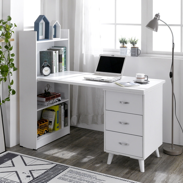 국산 서랍형 책장 책상 세트 학생 컴퓨터 재택