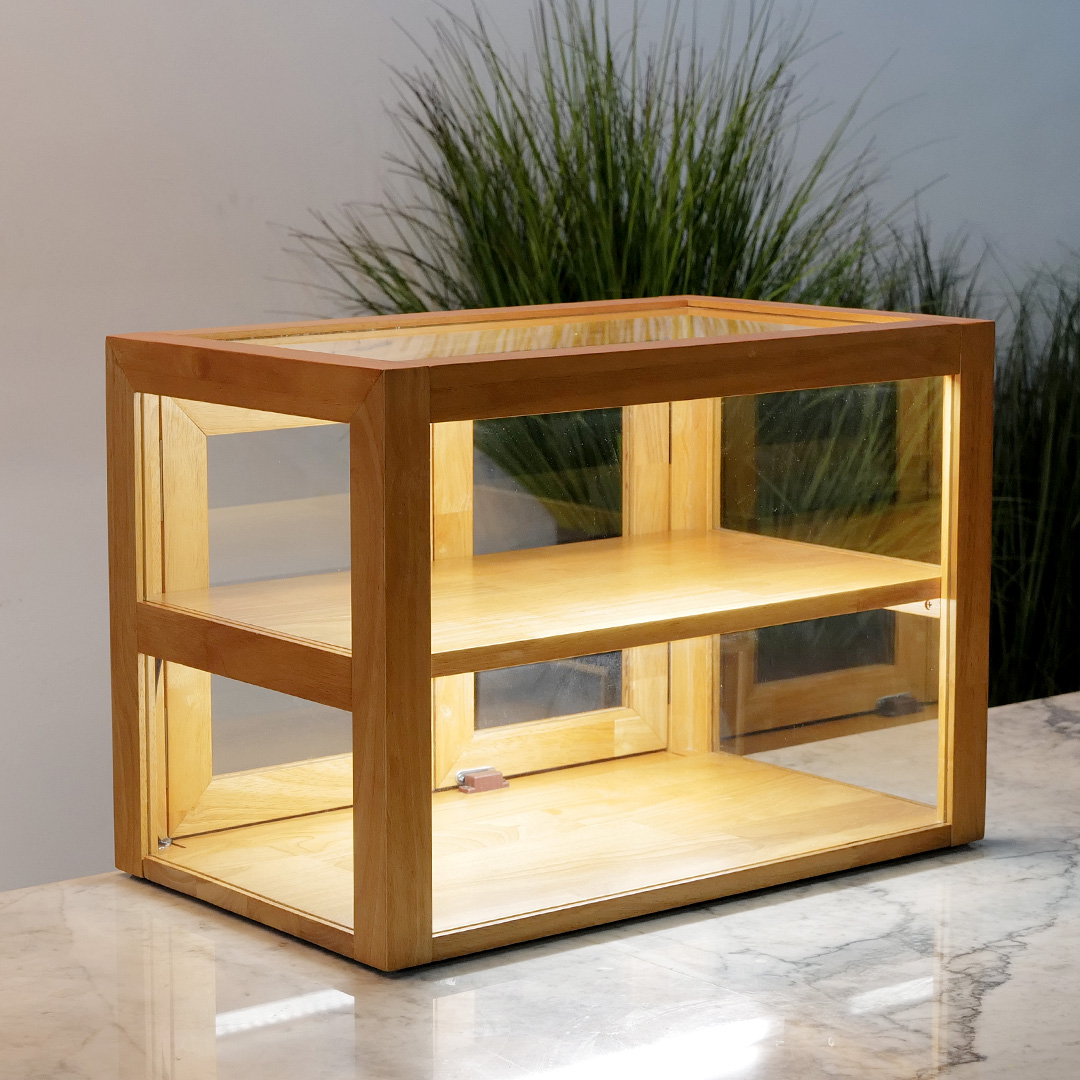 자야캠핑 오울루 베이커리 디저트 카페 1320 원목 수납장 쇼케이스 진열대 600