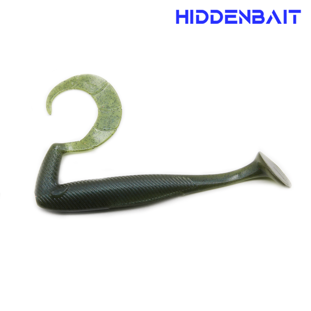 히든베이트 스카티 쉐드웜 배스낚시 배스웜 소프트베이트 H007 PUMPKIN RED, 10cm(4인치) - 상세 이미지 4