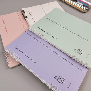 [SET] 뮤니드 스프링 좌철 2분할 5mm 그리드 노트 4권 세트 실사용 후기 | 효과 있을까? - 상품 이미지 3