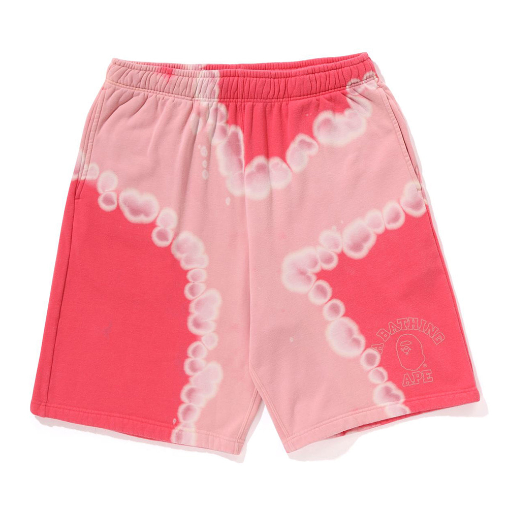 베이프 반바지 HAND DYE RELAXED FIT SWEAT SHORTS 1L30-153-005 - 상세 이미지 3