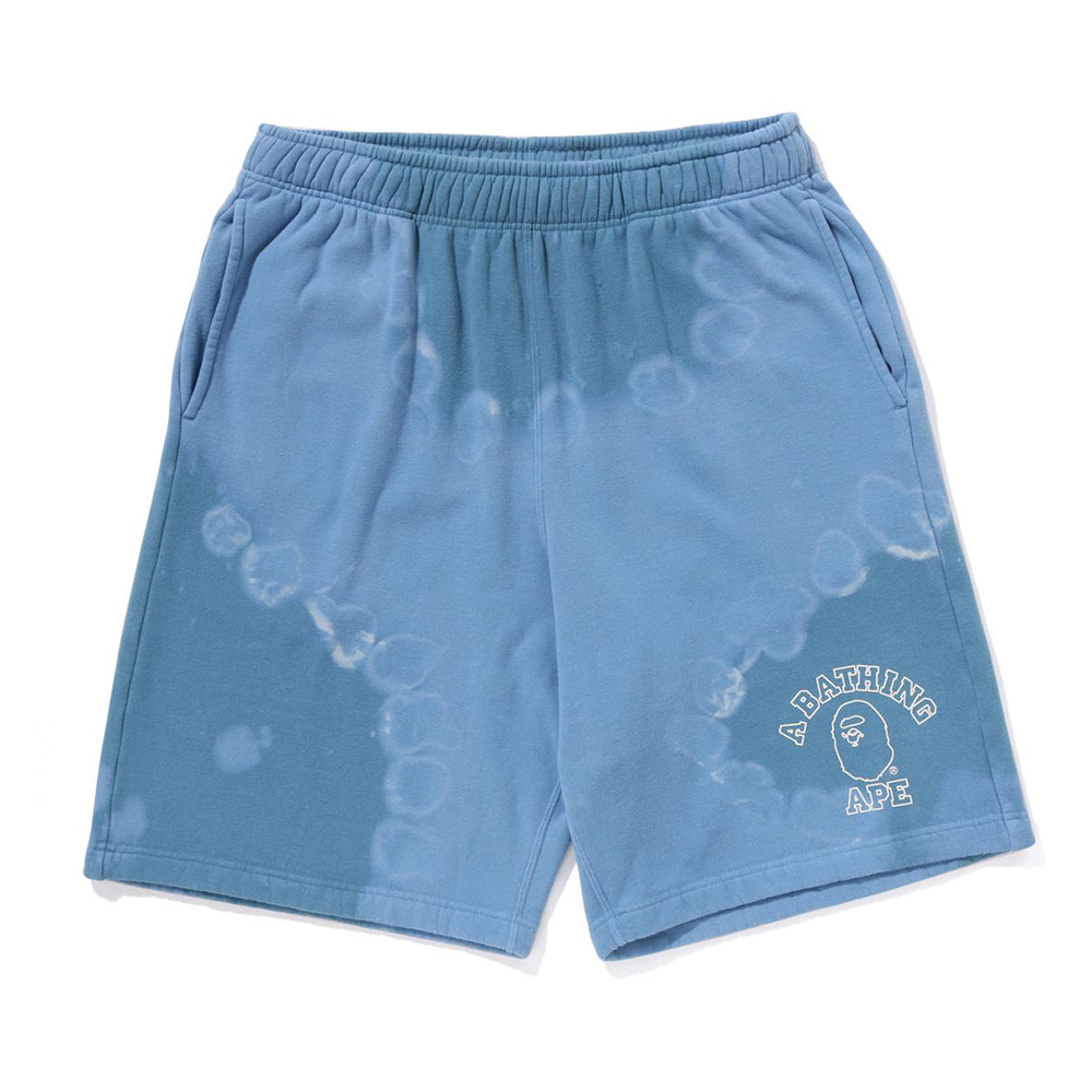 베이프 반바지 HAND DYE RELAXED FIT SWEAT SHORTS 1L30-153-005 - 상품 이미지