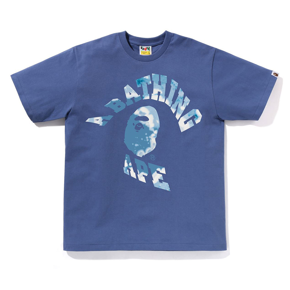 베이프 반팔티 TIE DYE TWIST COLLEGE TEE 1L30-110-042 - 상세 이미지 5