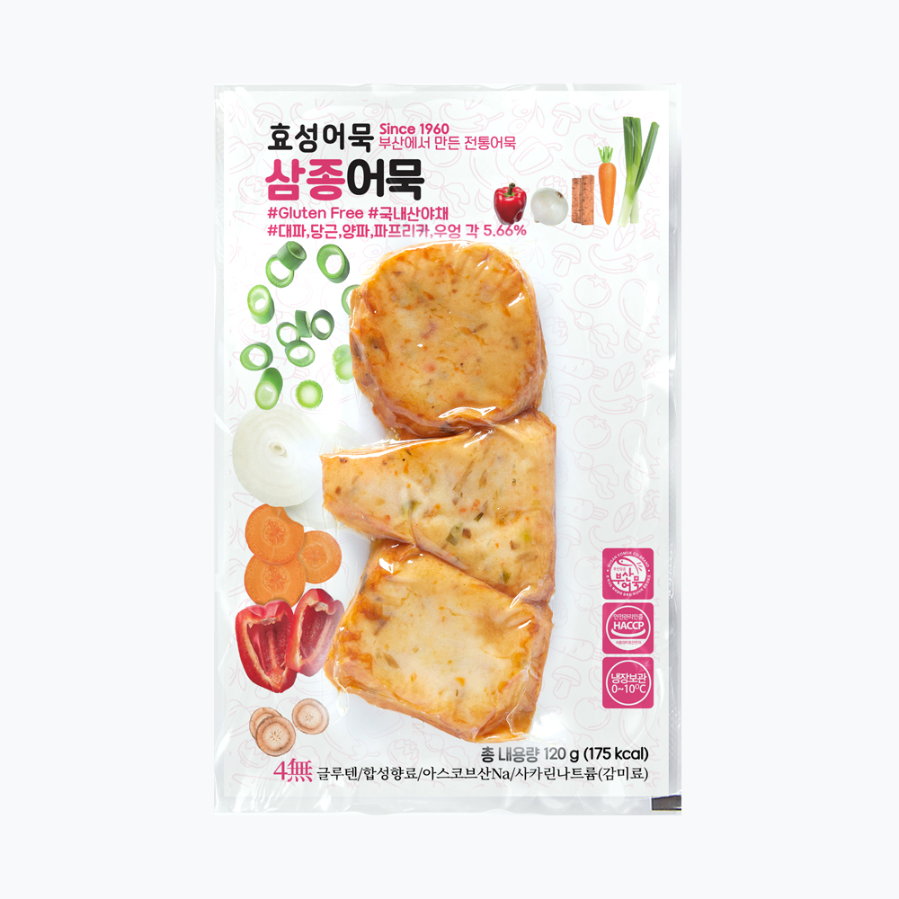 효성어묵 삼종어묵 3개입 - 상품 이미지