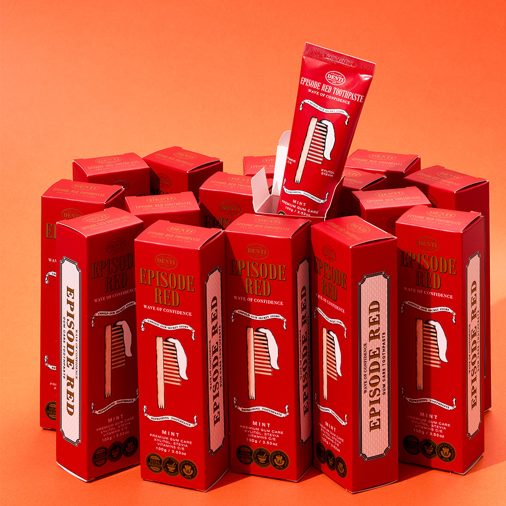 덴티에피소드 레드 천연성분 잇몸치약 100g, 10개 - 상세 이미지 5