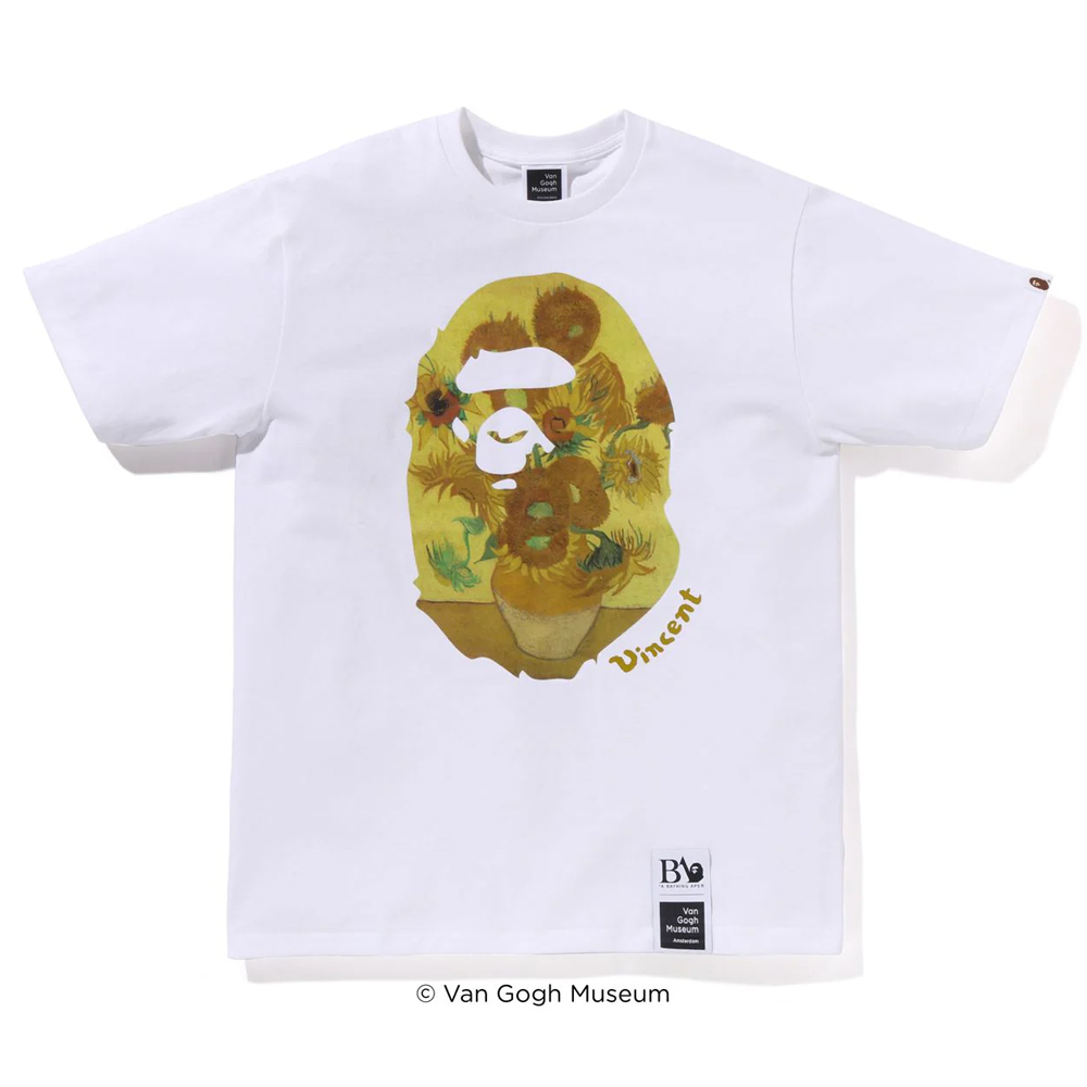 베이프 X VGM 반팔티 APE HEAD CANVAS ART TEE 1L23-110-909 - 상세 이미지 3