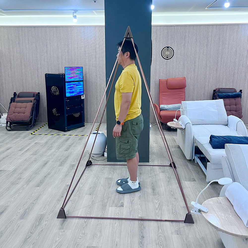 명상 피라미드 전도성 모서리 순구리 파이프 세트 누비안 기자 대형 - 상품 이미지