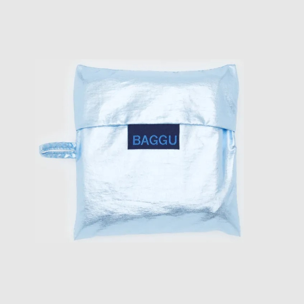 바쿠 숄더백 STANDARD BAGGU 메탈릭 라이트블루 4582698812791 - 상세 이미지 4