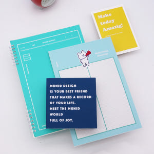 [SET] 뮤니드 스프링 8mm 라인 노트 화이트 4권 세트 실사용 후기 | 효과 있을까? - 상품 이미지 3