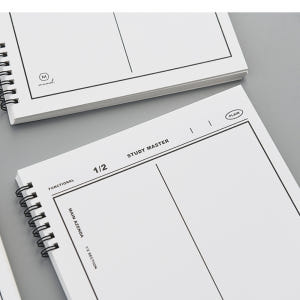 [SET] 뮤니드 스프링 좌철 다분할 노트 무지 4권 세트 실사용 후기 | 효과 있을까? - 상품 이미지 4