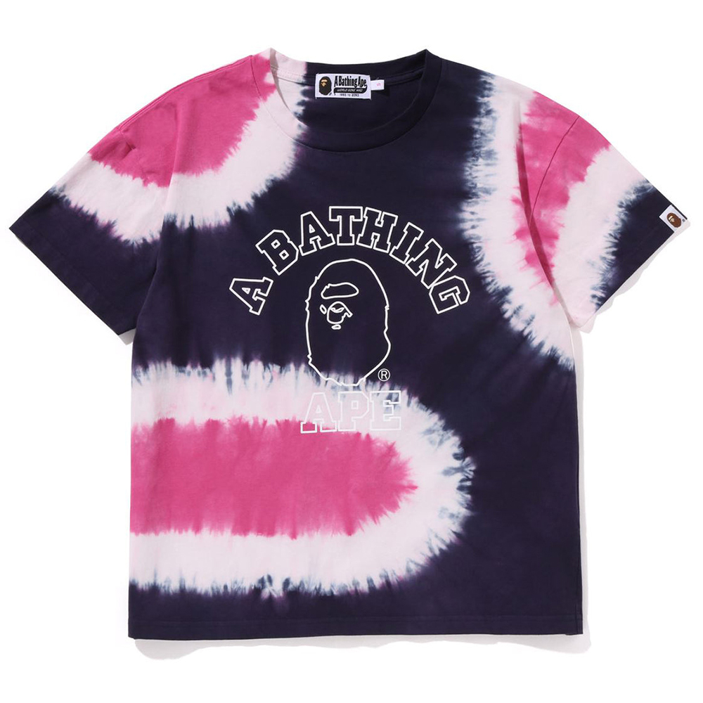 베이프 우먼즈 반팔티 HAND DYE WIDE TEE 1L30-209-016 - 상품 이미지