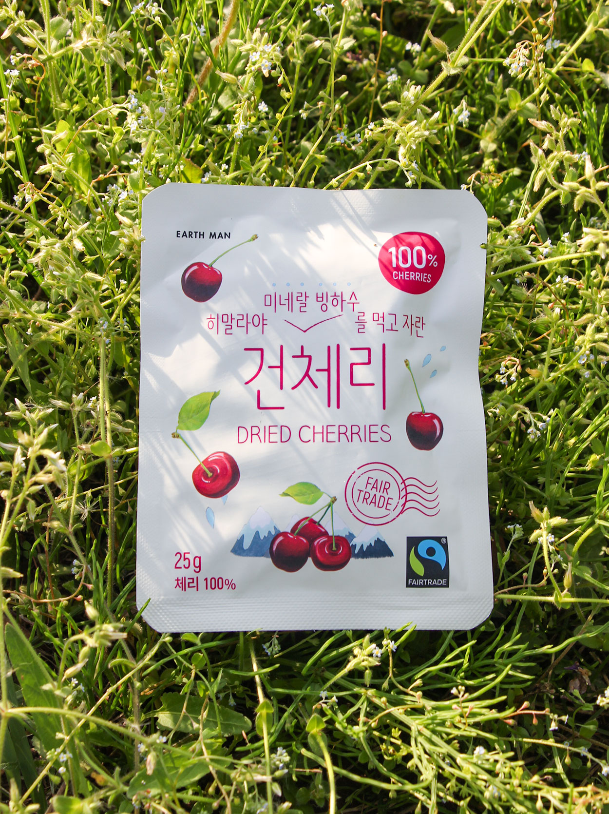 무설탕 건과일 건체리 25g 공정무역 어스맨 - 상품 이미지