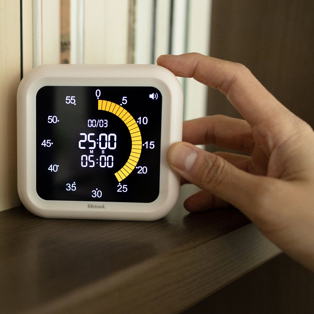 라툴 뽀모도로 타이머 PRO 구글타이머 무소음 디지털 타임타이머 시계 포커스트래킹