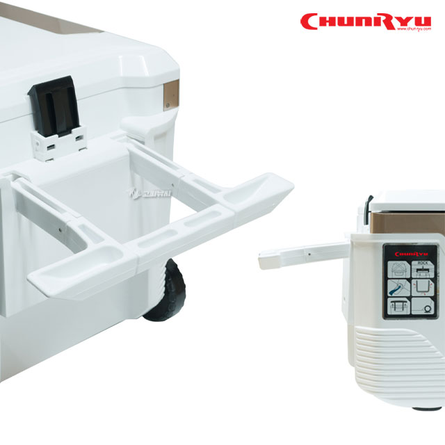 천류 아이스박스 쿨러 65L 대장쿨러 갈치 낚시 캐리어 깔판 포함 - 상세 이미지 5