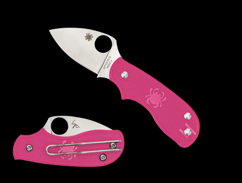 Spyderco 스파이더코 시카고 C130GP 밸류 캠핑칼 핑크 이미지 6