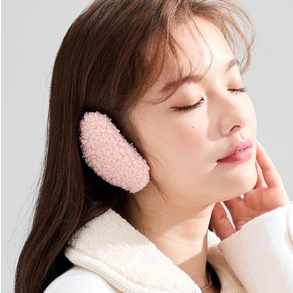톡톡창고 뽀글이 이어머프 끈없는귀마개 양털 분리형 똑딱이 귀도리 이미지 7