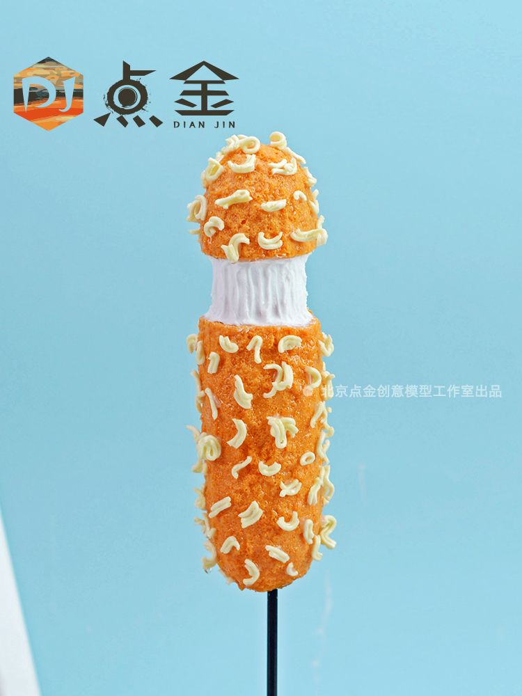 핫도그 모형 모짜렐라 치즈 감자 진짜 같은 음식 샘플 소품 장식 촬영 인테리어 - 상세 이미지 4