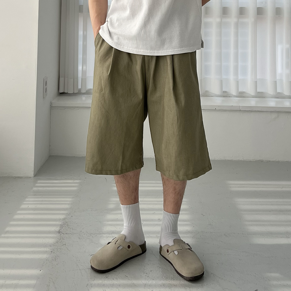 1+1 남자버뮤다팬츠 벌룬팬츠 남자린넨바지 - 상세 이미지 5