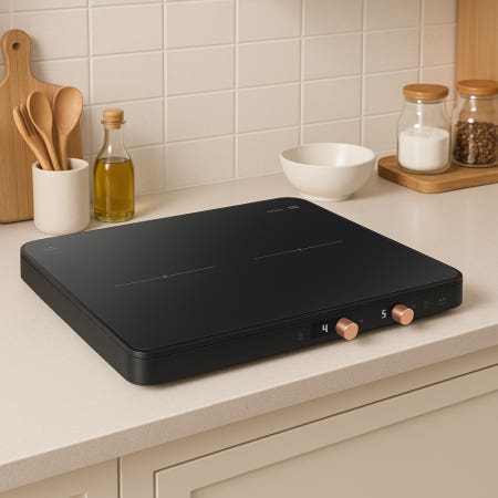 삼성전자 삼성전자 인덕션 2구 더플레이트 프리스탠딩 블랙