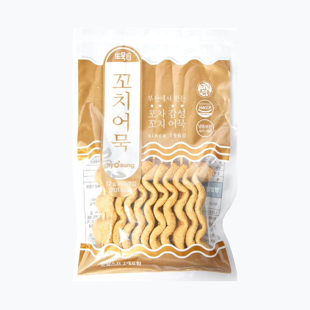 효성어묵 또묵 꼬치어묵 10개입 - 상품 이미지