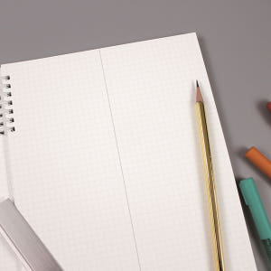 [SET] 뮤니드 스프링 좌철 2분할 5mm 그리드 노트 4권 세트 실사용 후기 | 효과 있을까? - 상품 이미지 2