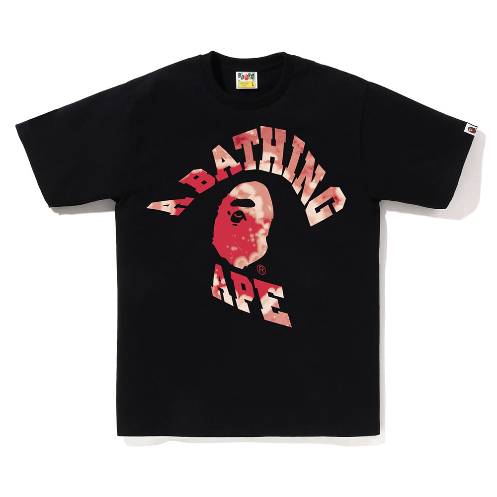 베이프 반팔티 TIE DYE TWIST COLLEGE TEE 1L30-110-042 - 상세 이미지 3
