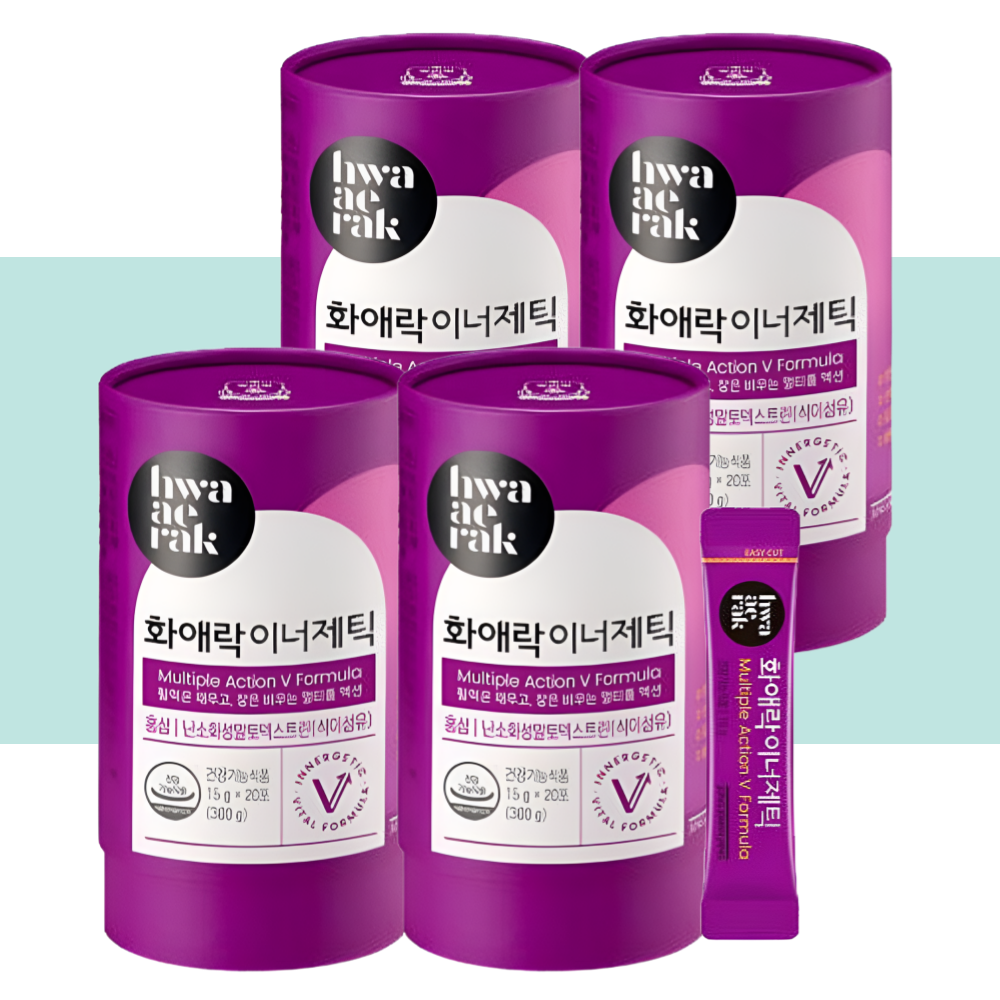 정관장 화애락 이너제틱 홍삼 젤리 20포X4박스