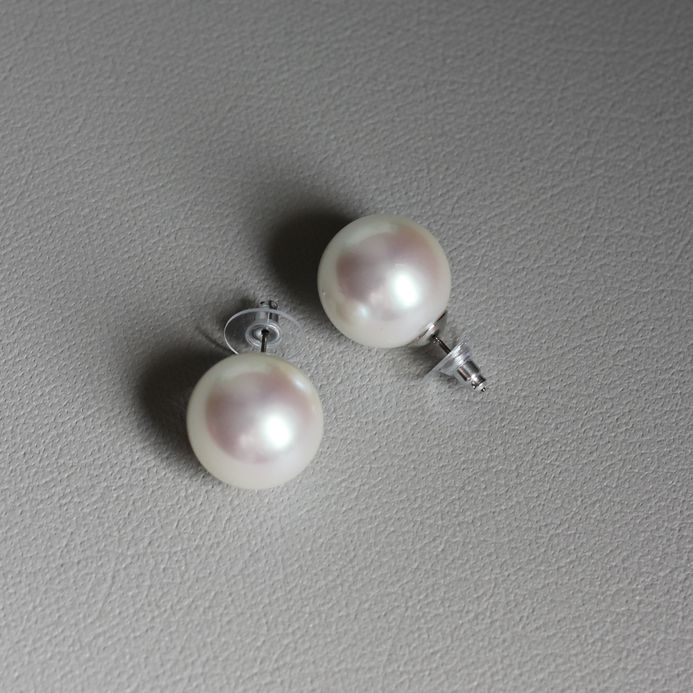 프리미엄 EF 왕진주 귀걸이 14mm 16mm 18mm 20mm 핵진주 볼드 국산