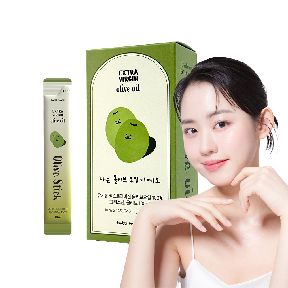 뚜띠프루티 나는 올리브오일이에오 유기농 엑스트라버진 올리브오일 스틱 140ml, 1개